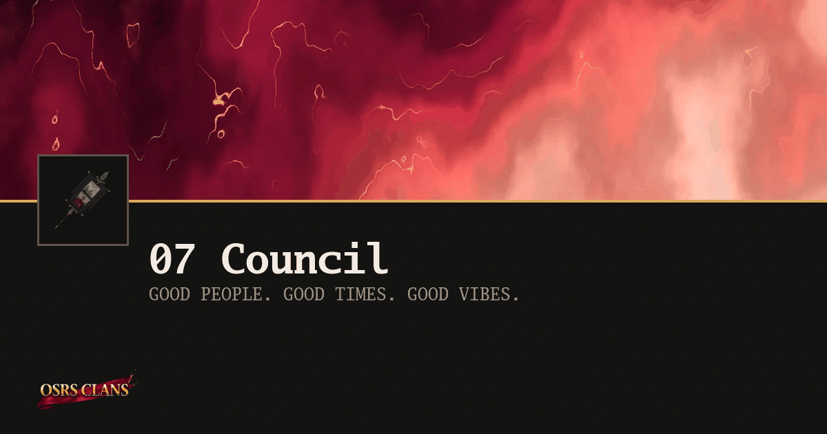 07 Council - GOOD PEOPLE. GOOD TIMES. GOOD VIBES.