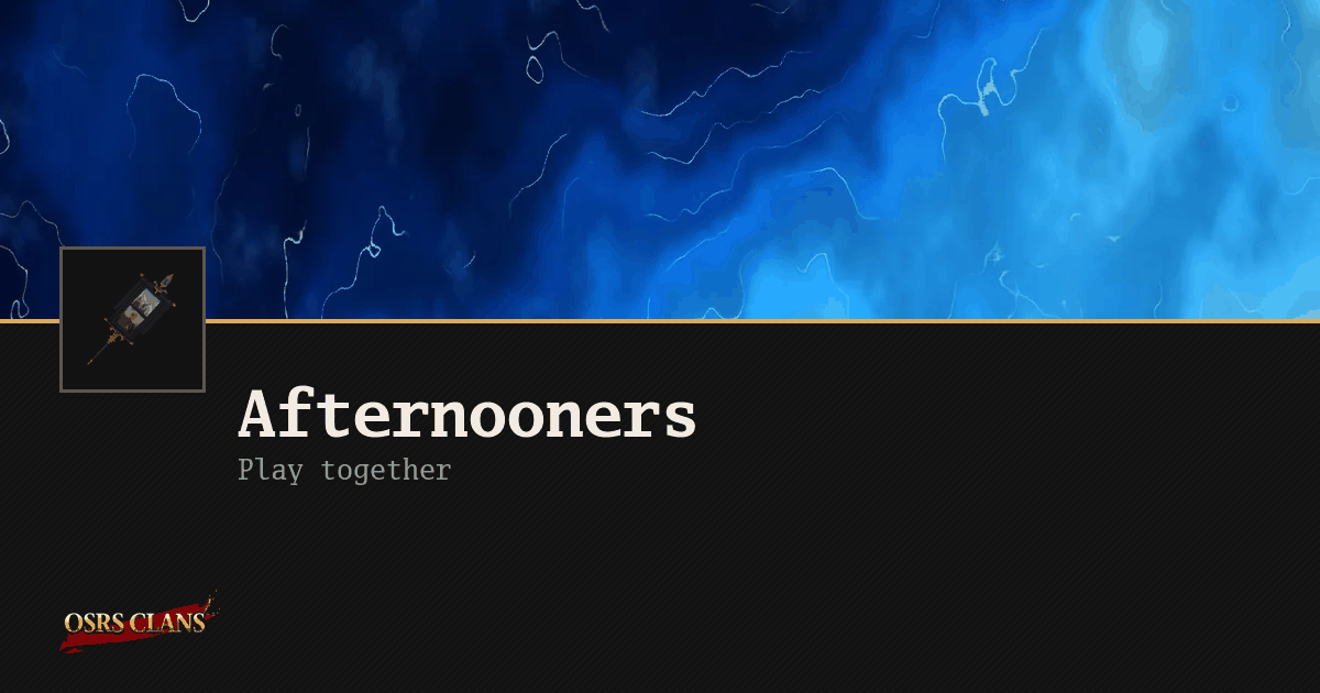 Afternooners - Play together