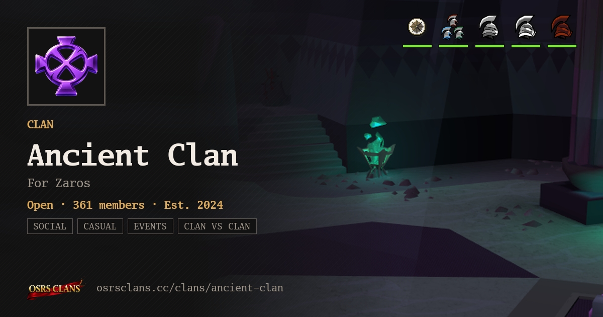 Ancient Clan - For Zaros