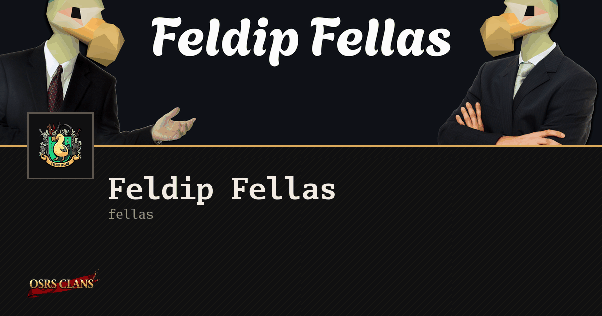 Feldip Fellas - fellas