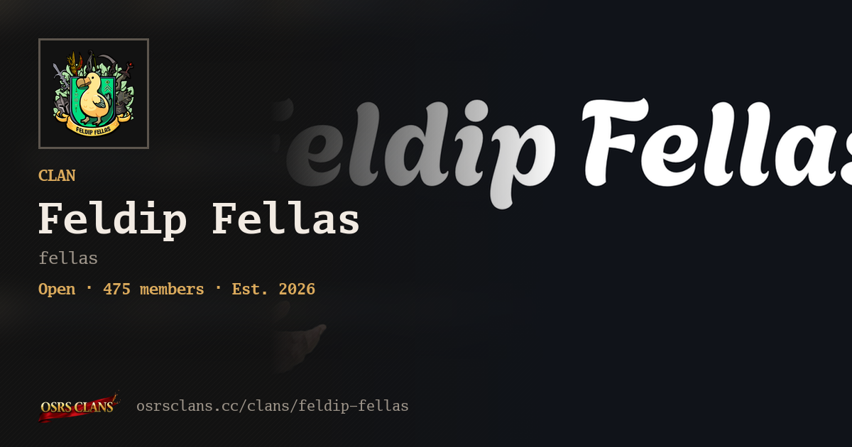 Feldip Fellas - fellas