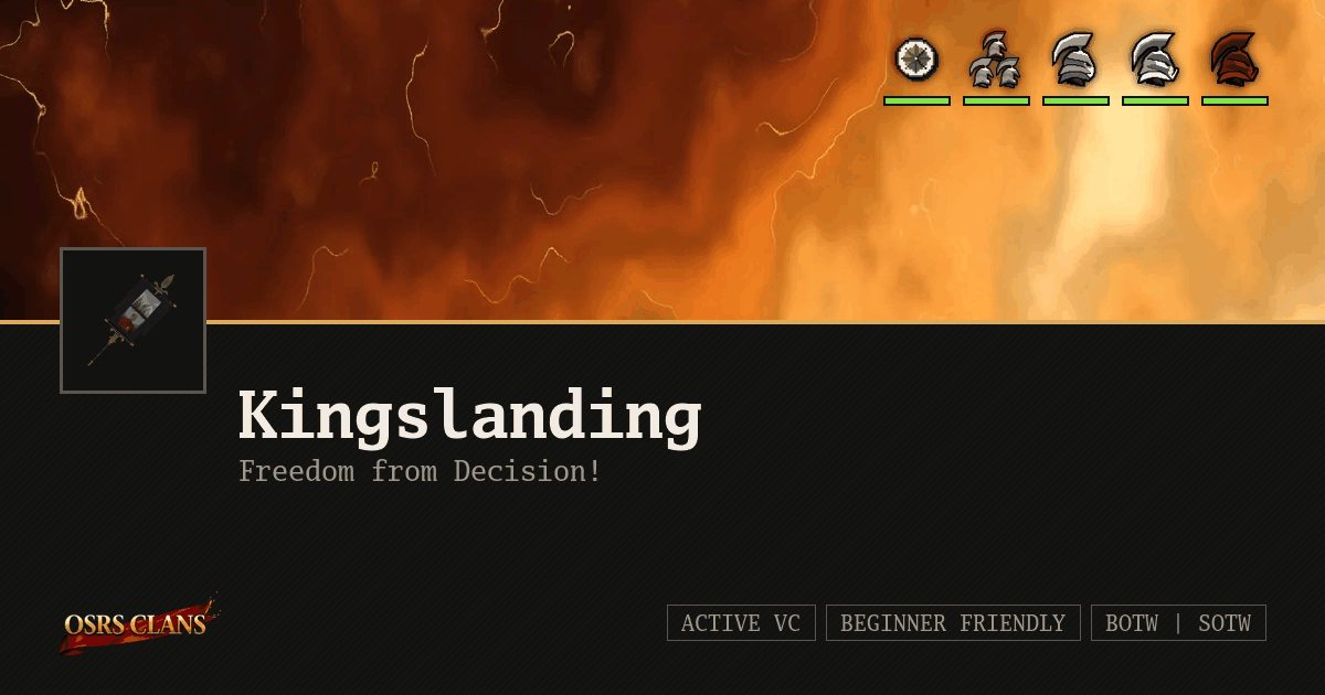 Kingslanding - Freedom from Decision!