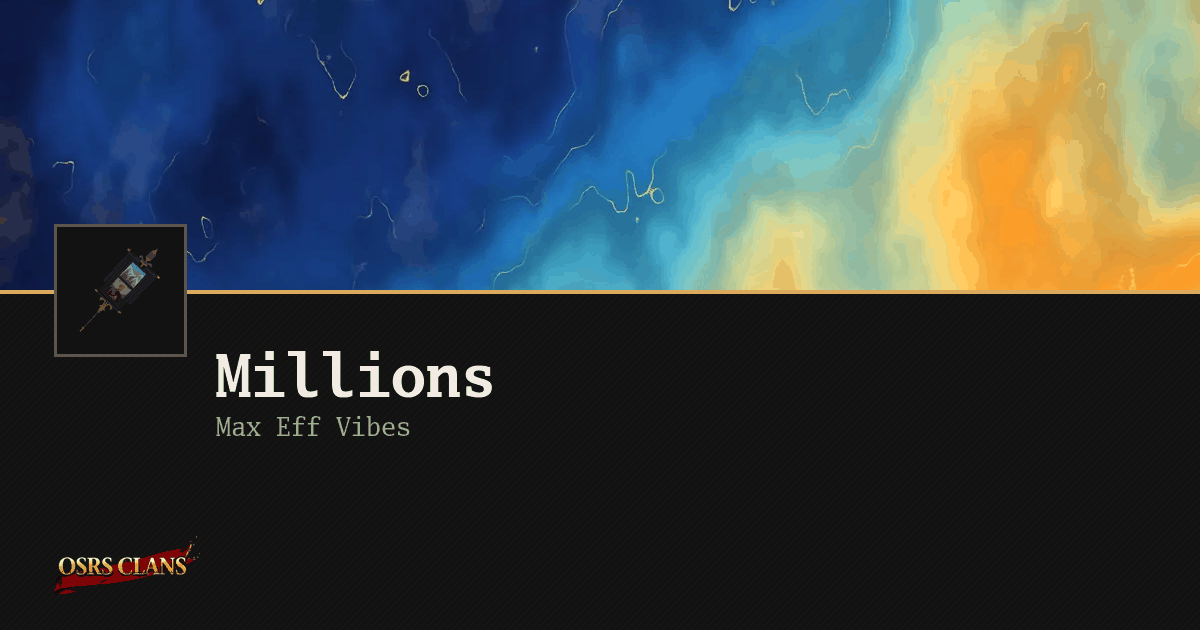 Millions - Max Eff Vibes