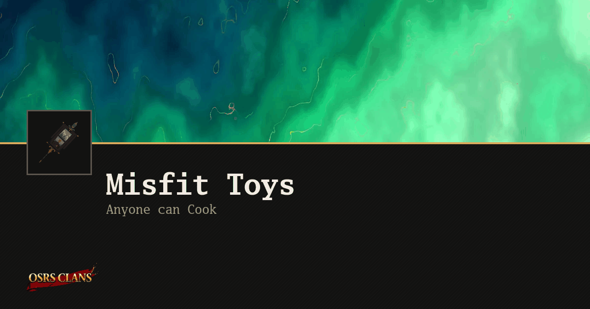 Misfit Toys - Anyone can Cook