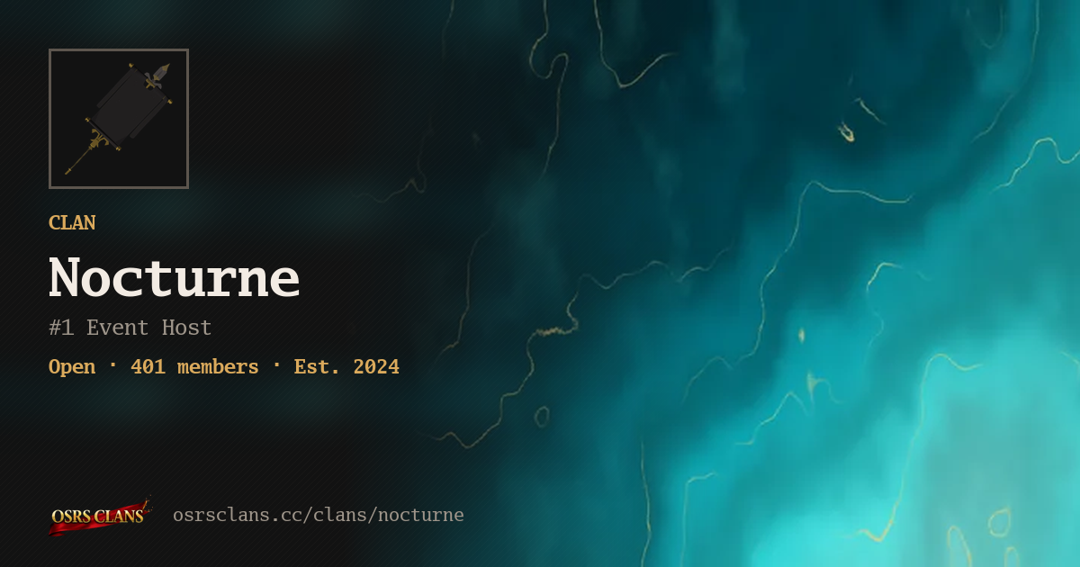Nocturne - #1 Event Host