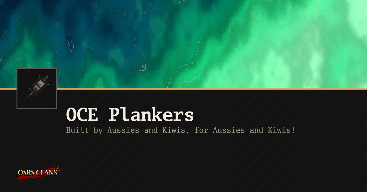 OCE Plankers - Built by Aussies and Kiwis, for Aussies and Kiwis!