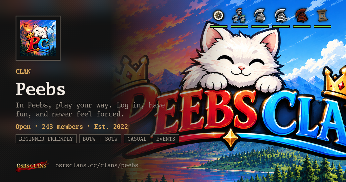 Peebs - In Peebs, play your way. Log in, have fun, and never feel forced.