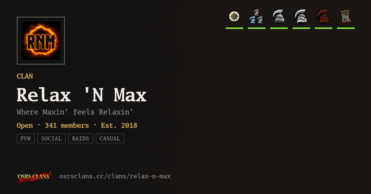 Relax 'N Max - Where Maxin' feels Relaxin'
