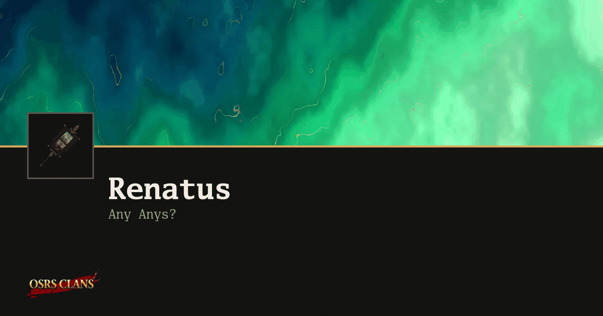 Renatus - Any Anys?