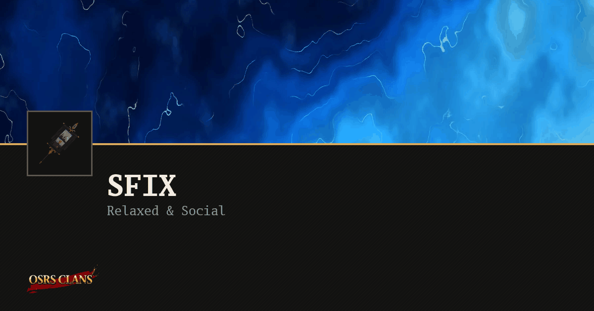SFIX - Relaxed & Social