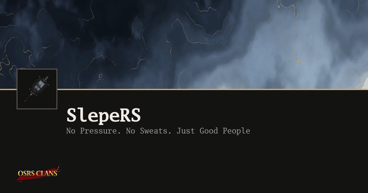 SlepeRS - No Pressure. No Sweats. Just Good People