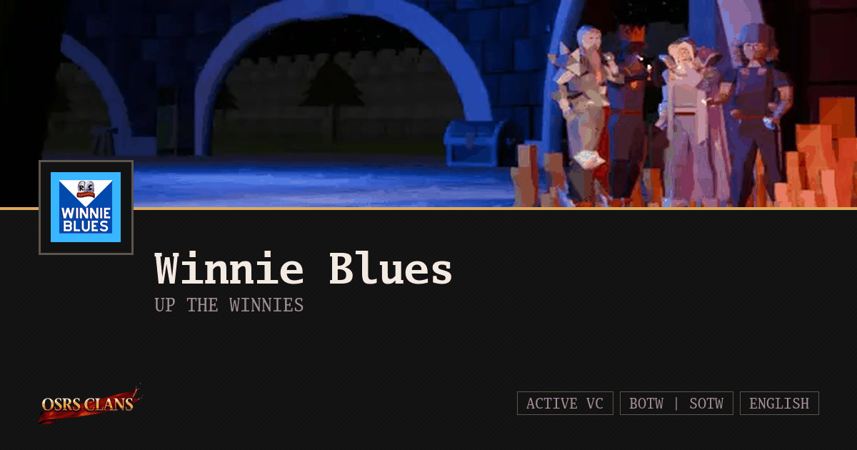Winnie Blues - UP THE WINNIES