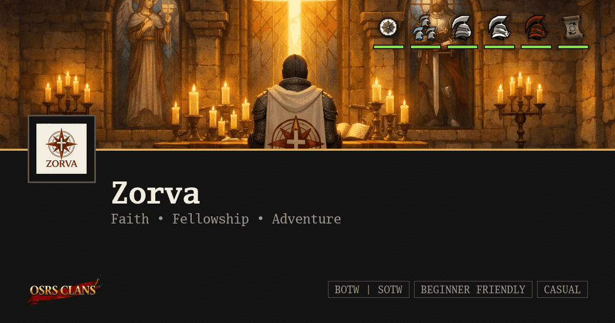 Zorva - Faith • Fellowship • Adventure